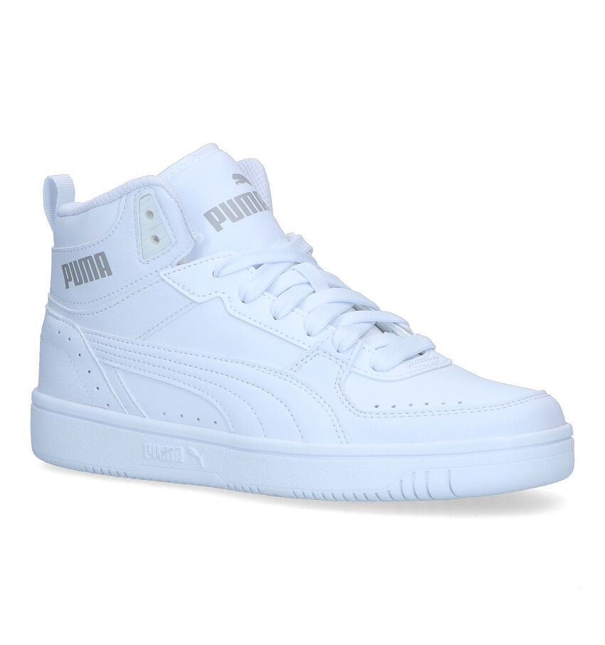 Puma Rebound Joy Witte Hoge Sneakers
