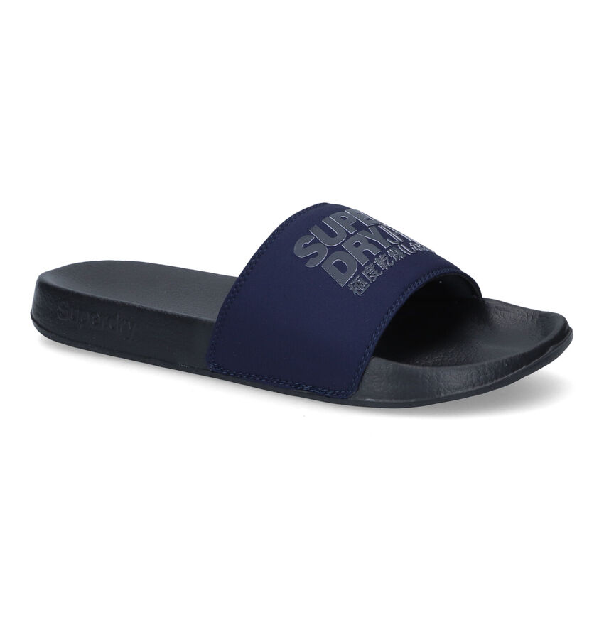 Superdry Sorrento Blauwe Badslippers