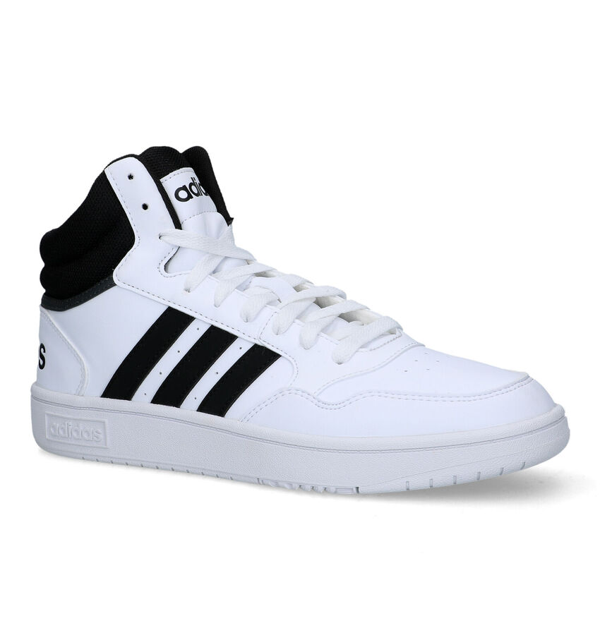 adidas Hoops 3.0 Mid Witte Sneakers