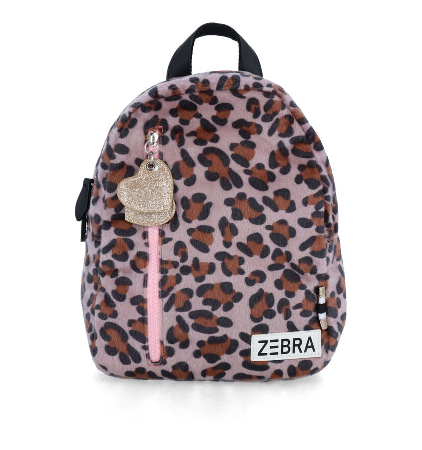 Zebra Roze Rugzak