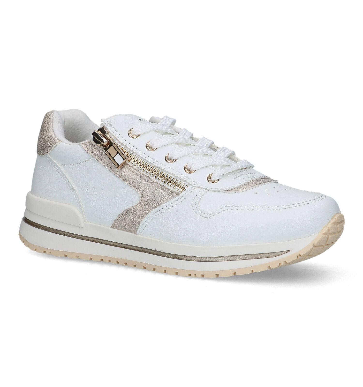 Tommy Hilfiger Witte Sneakers Sportschoenen en sneakers NU AAN €79.95
