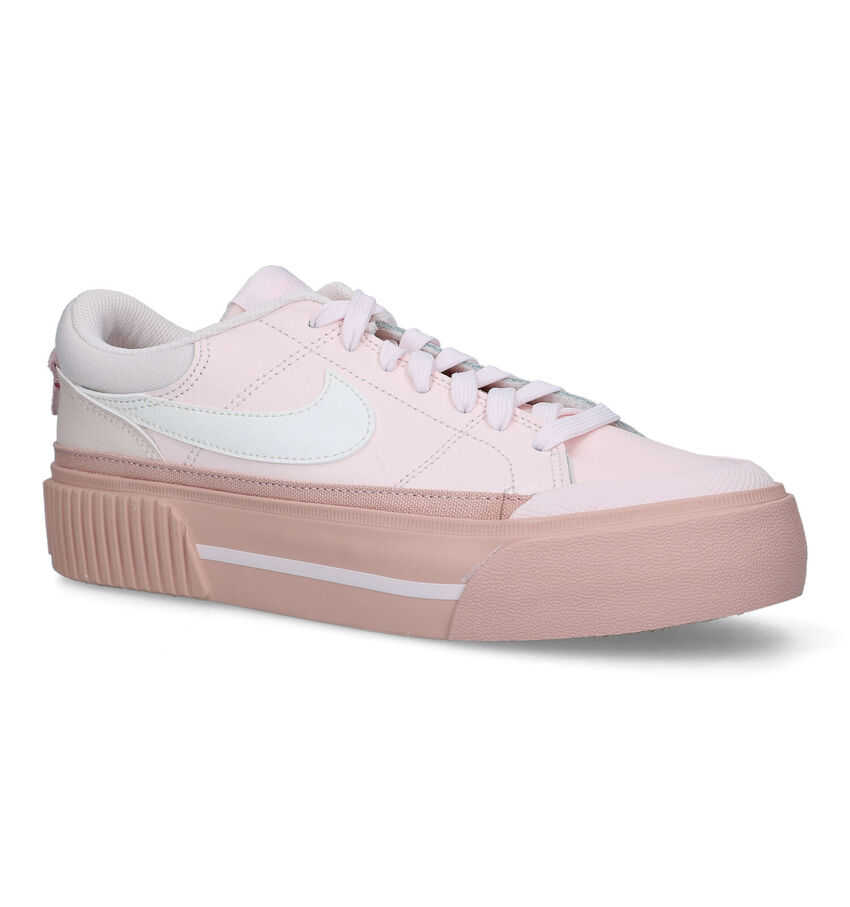 Nike Court Legacy Lift Baskets en Rose