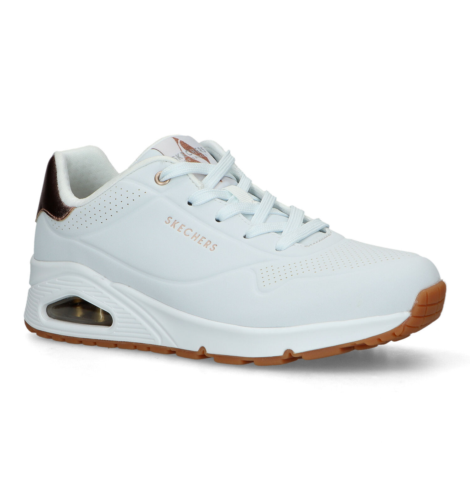 Witte sneakers dames Skechers Online op TORFS.BE Gratis