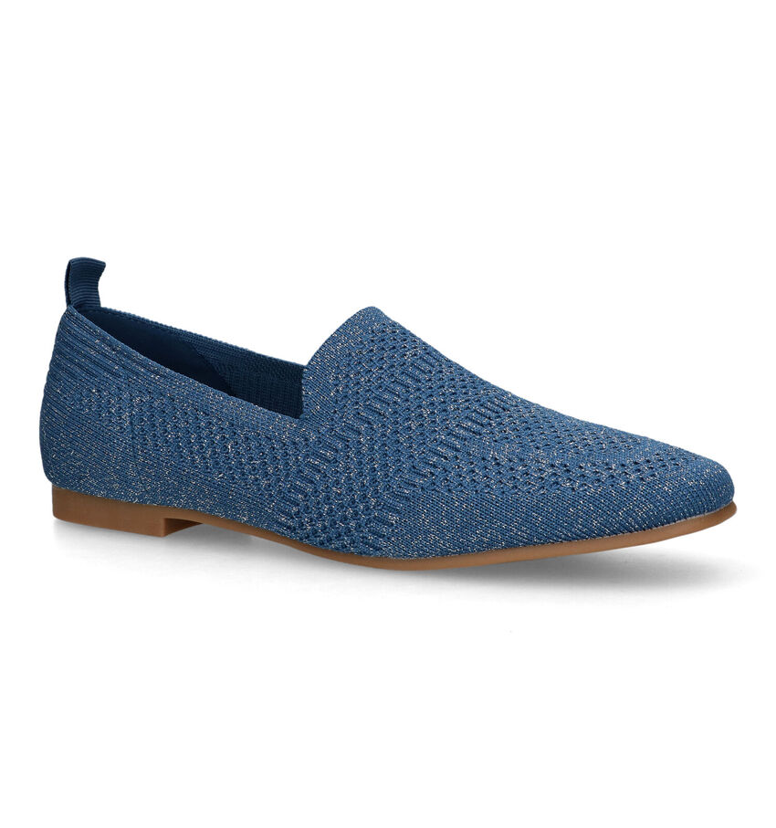 La Strada Blauwe Loafers