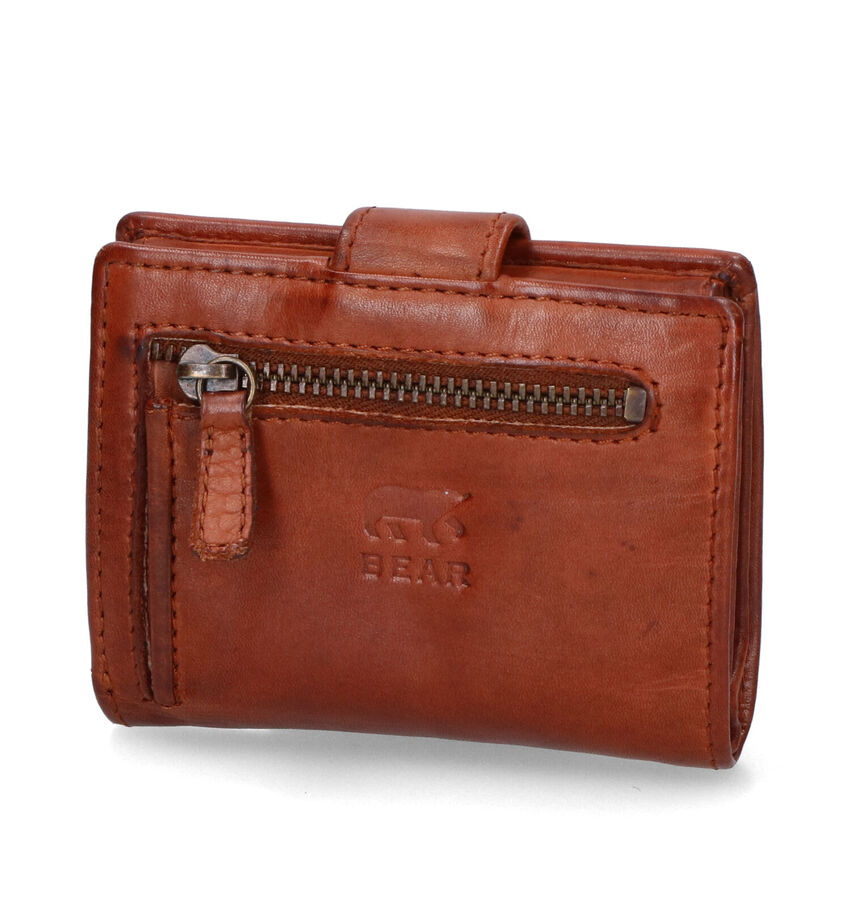 Bear Design Porte-cartes en Cognac