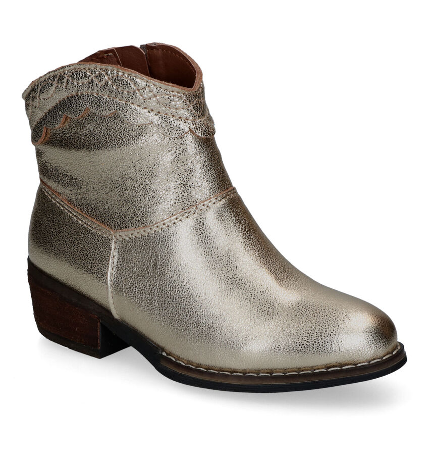 Milo & Mila Bottes courtes en Or