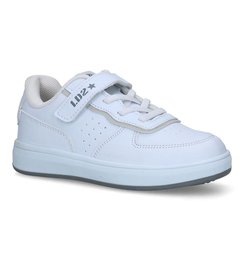 Little David Chaussures à scratch en Blanc