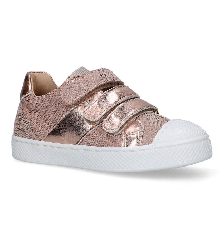 Lunella Goud Roze Velcroschoenen