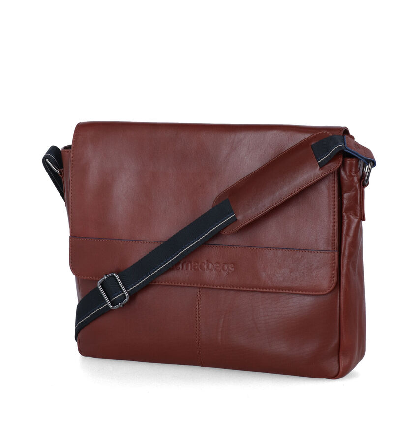 MicMacBags Cognac Laptoptas