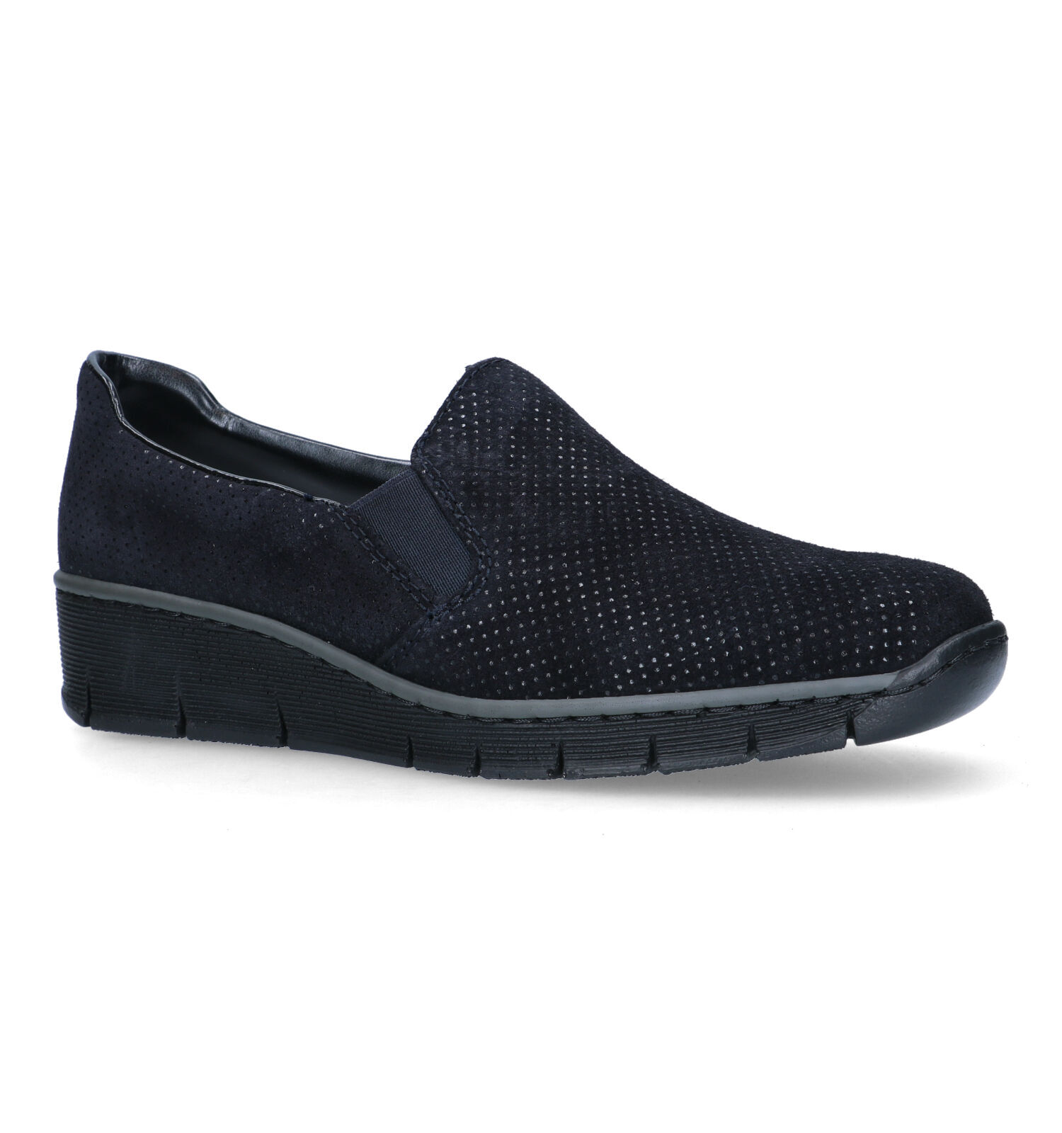 Donkerblauwe instappers on sale