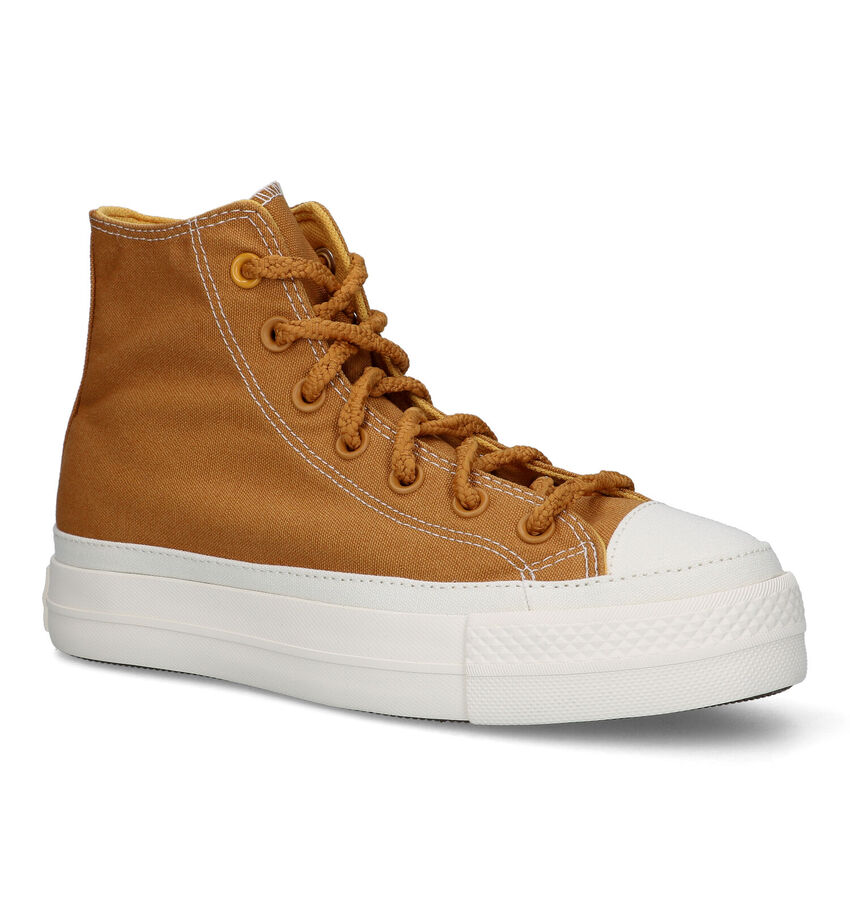 Converse CT AS Lift Platform Workwear Gele Sneakers