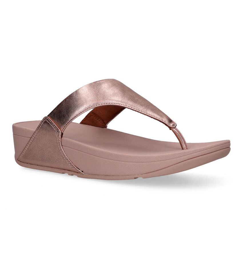 FitFlop Lulu Rose Gold Teenslippers