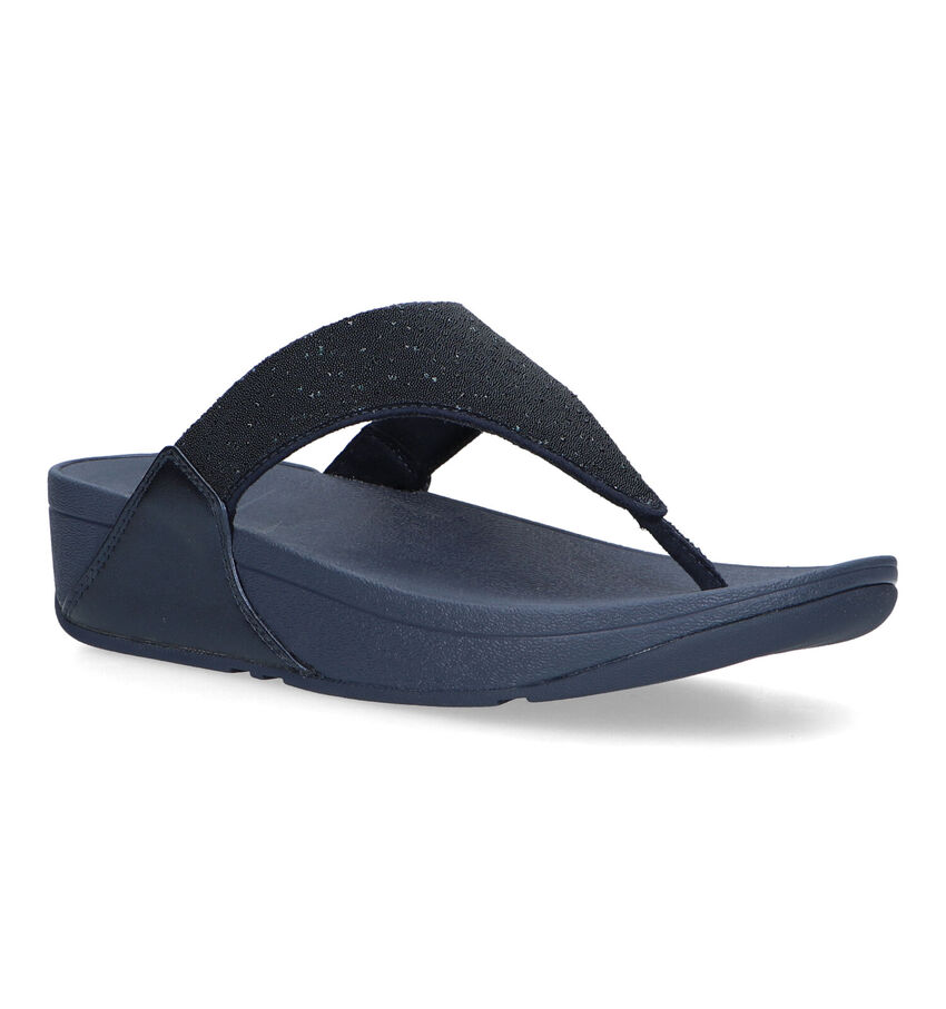 FitFlop Lulu Opul Tongs en Bleu