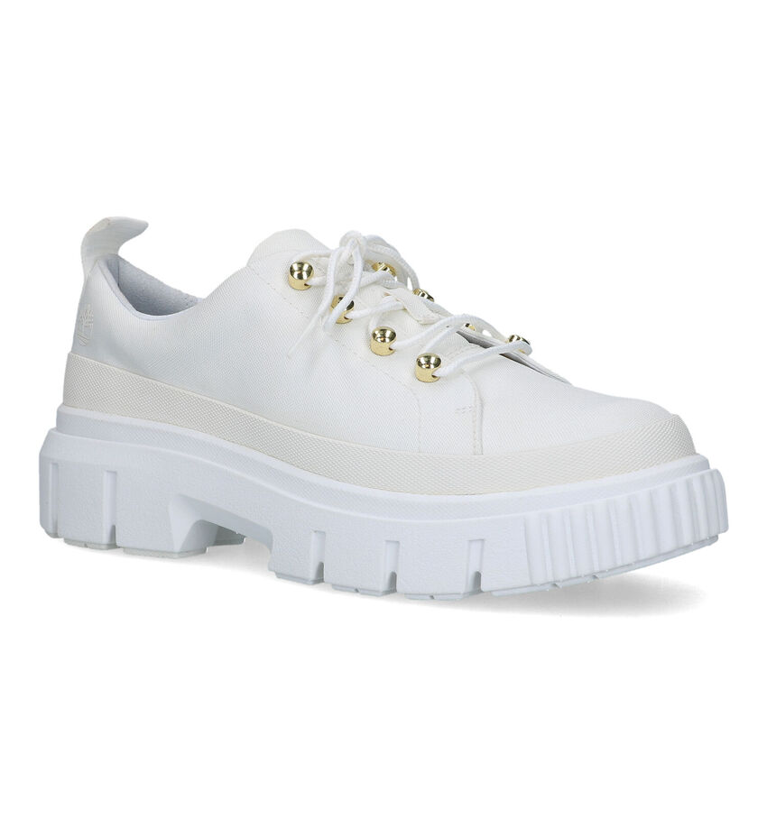 Timberland Greyfield Witte Veterschoenen