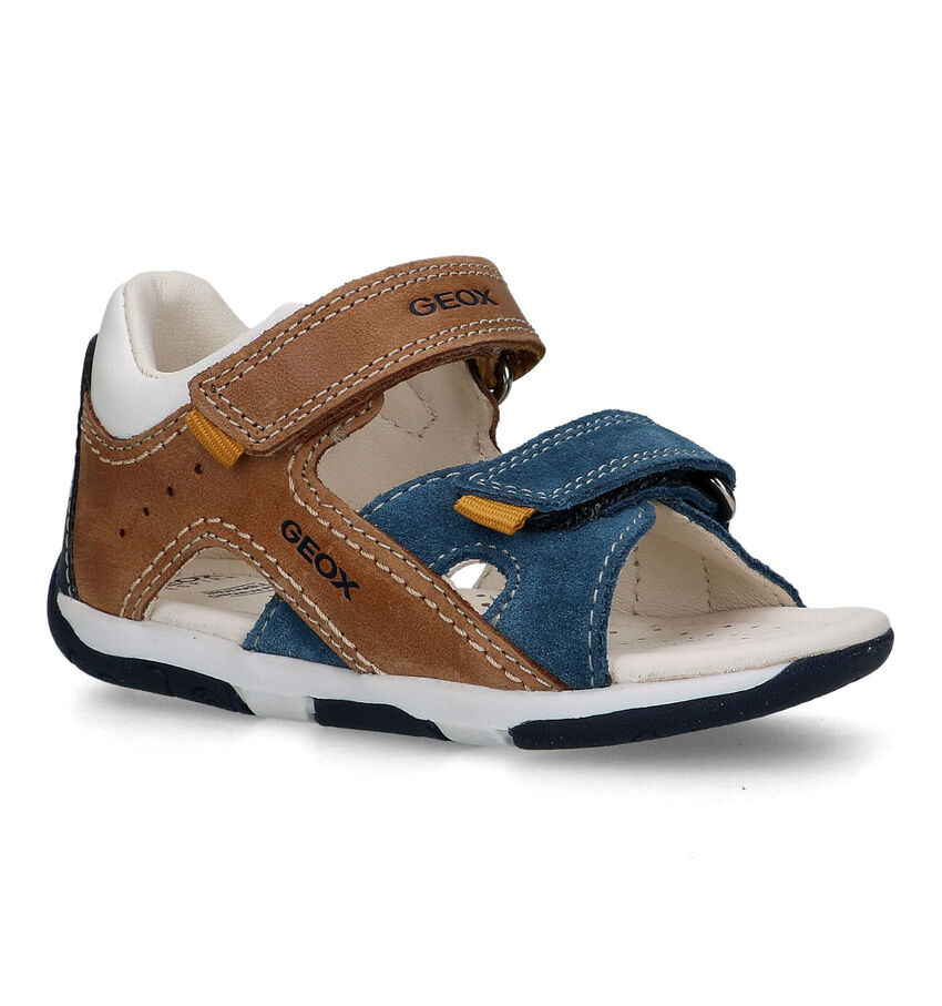 Geox Tapuz Cognac Sandalen