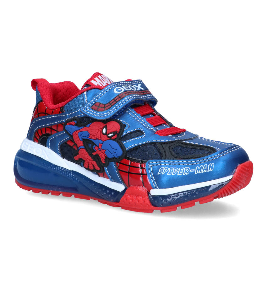 Geox Bayonyc Blauwe Spiderman Sneakers