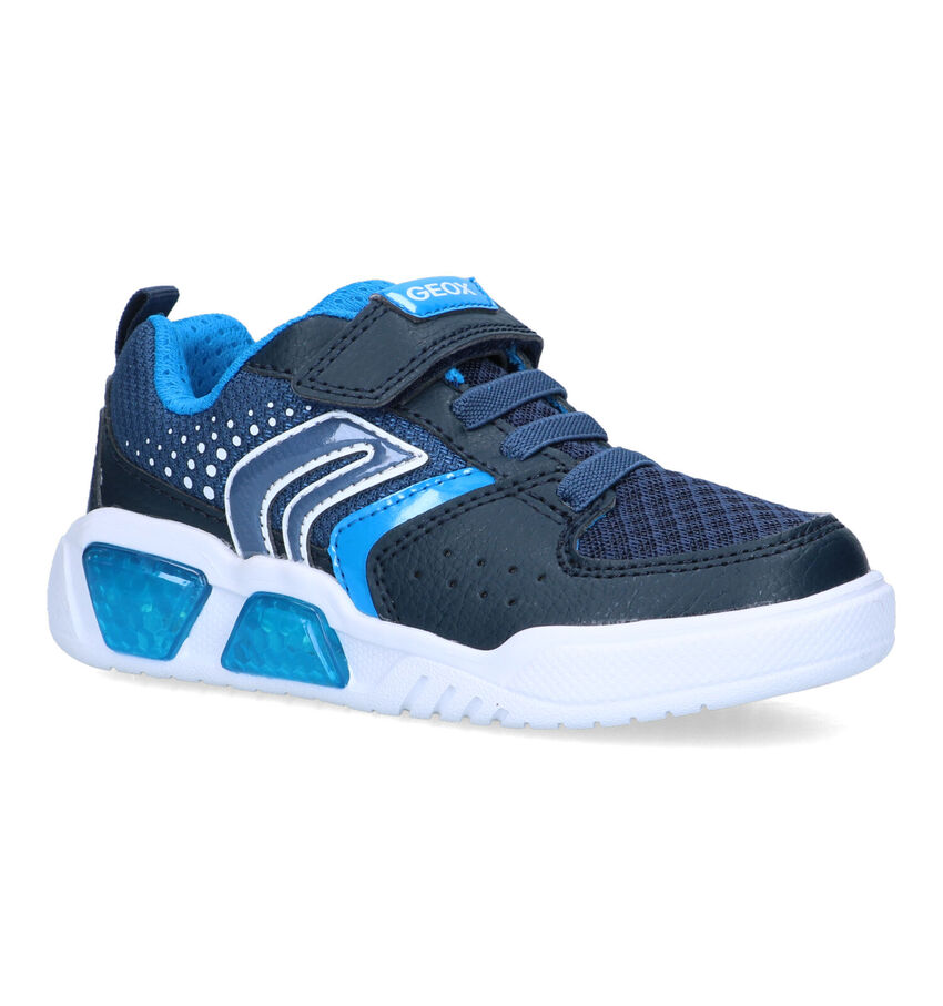 Geox Illuminus Blauwe Sneakers