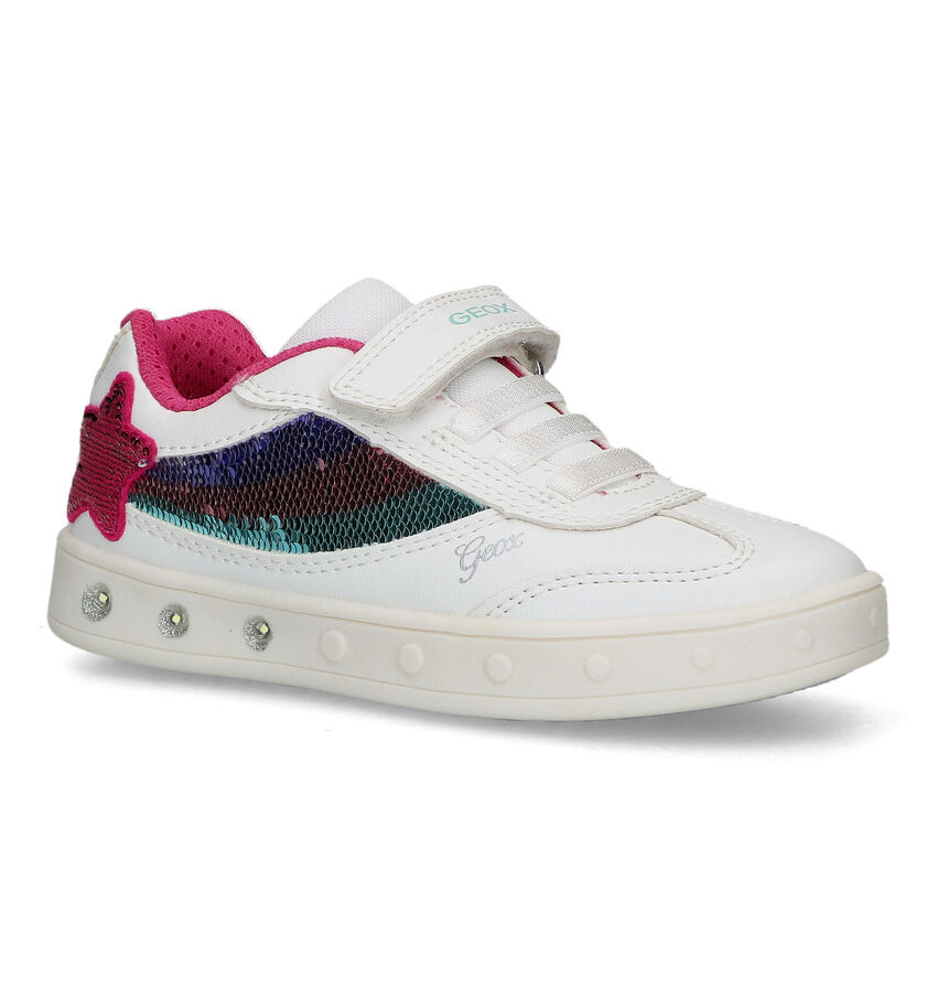 smaak vervolging koper Geox Skylin Witte Sneakers Sportschoenen en sneakers NU AAN €69.95