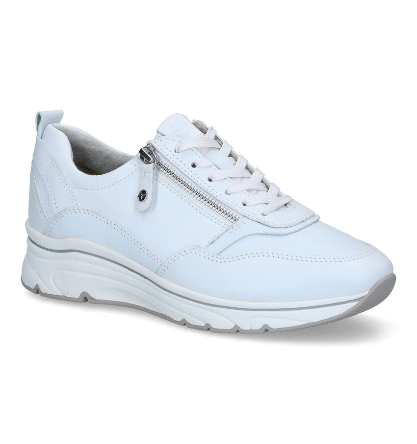 Tamaris Witte Veterschoenen