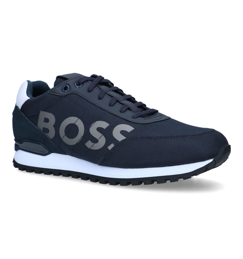 Boss Parkour Runn Blauwe Sneakers