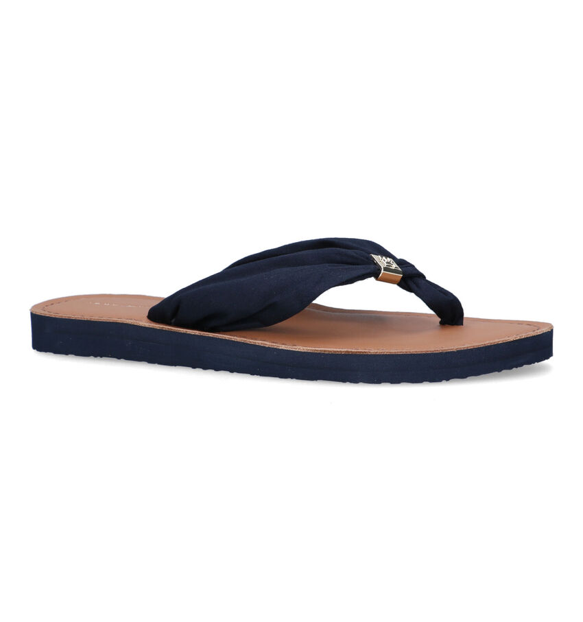 Tommy Hilfiger Elevated Beach Blauwe Teenslippers