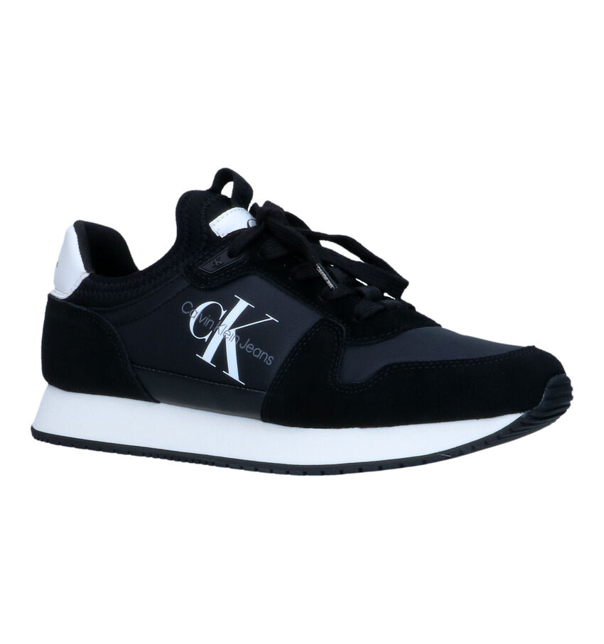 Calvin Klein Runner Sock Zwarte Sneakers