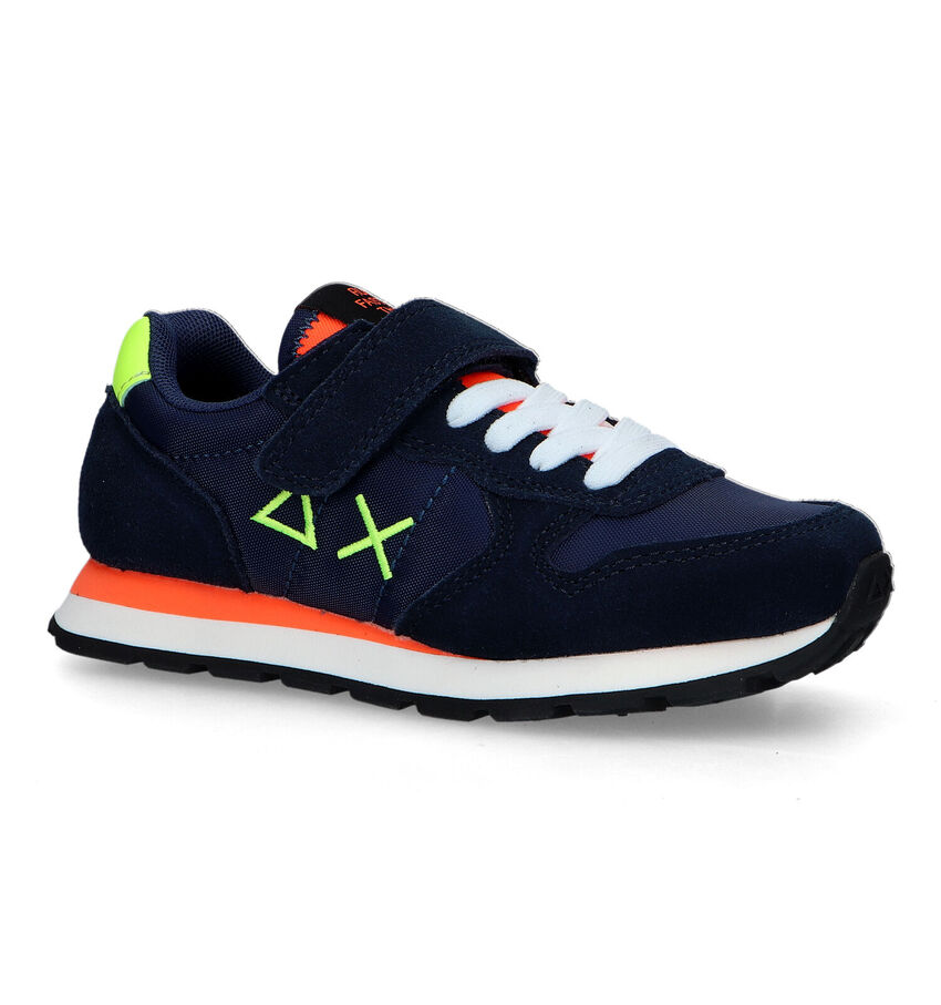 Sun 68 Baskets basses en Bleu foncé