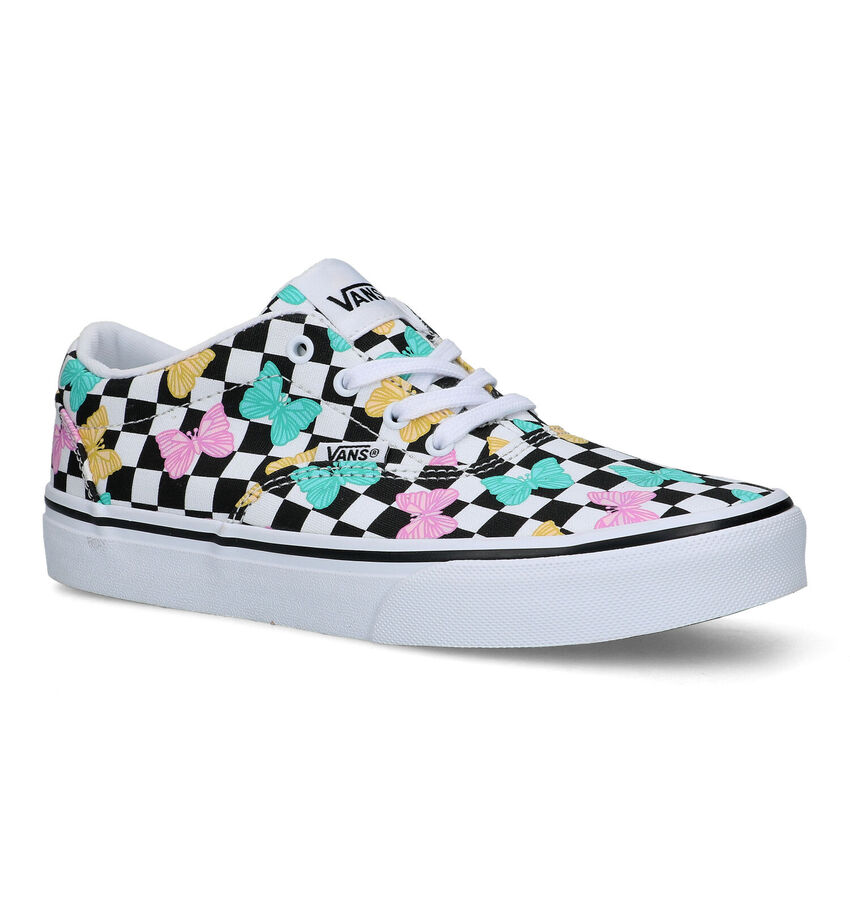 Vans Doheny Butterfly Checkrbrd Witte Sneakers