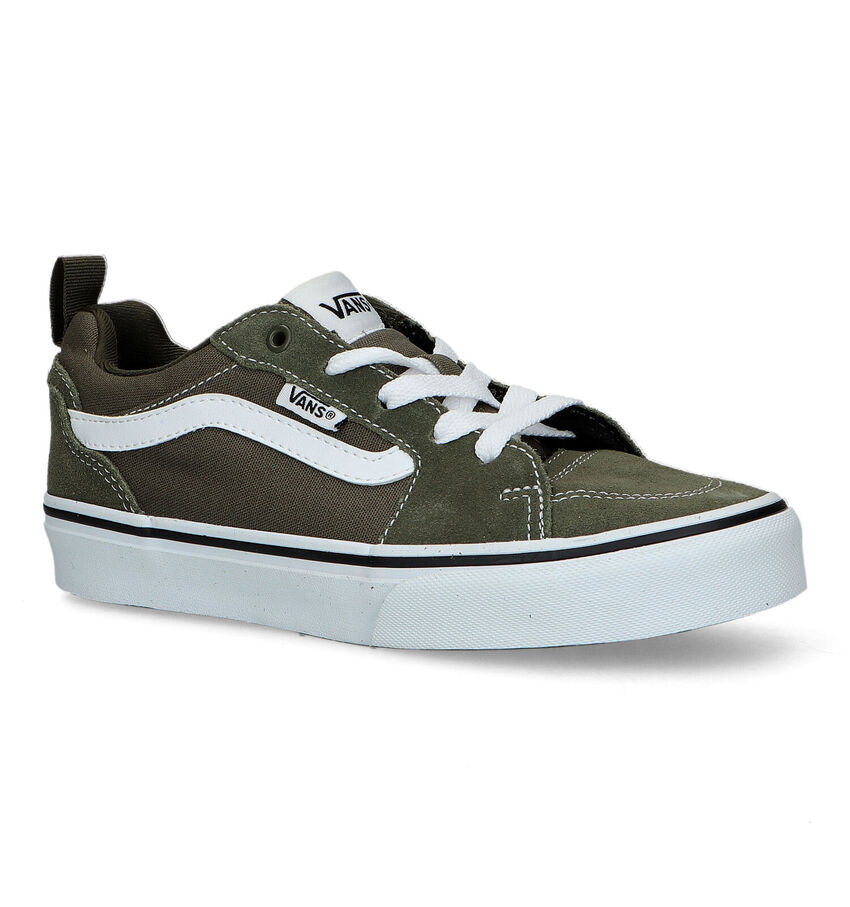 Vans Filmore Baskets de skate en Vert kaki