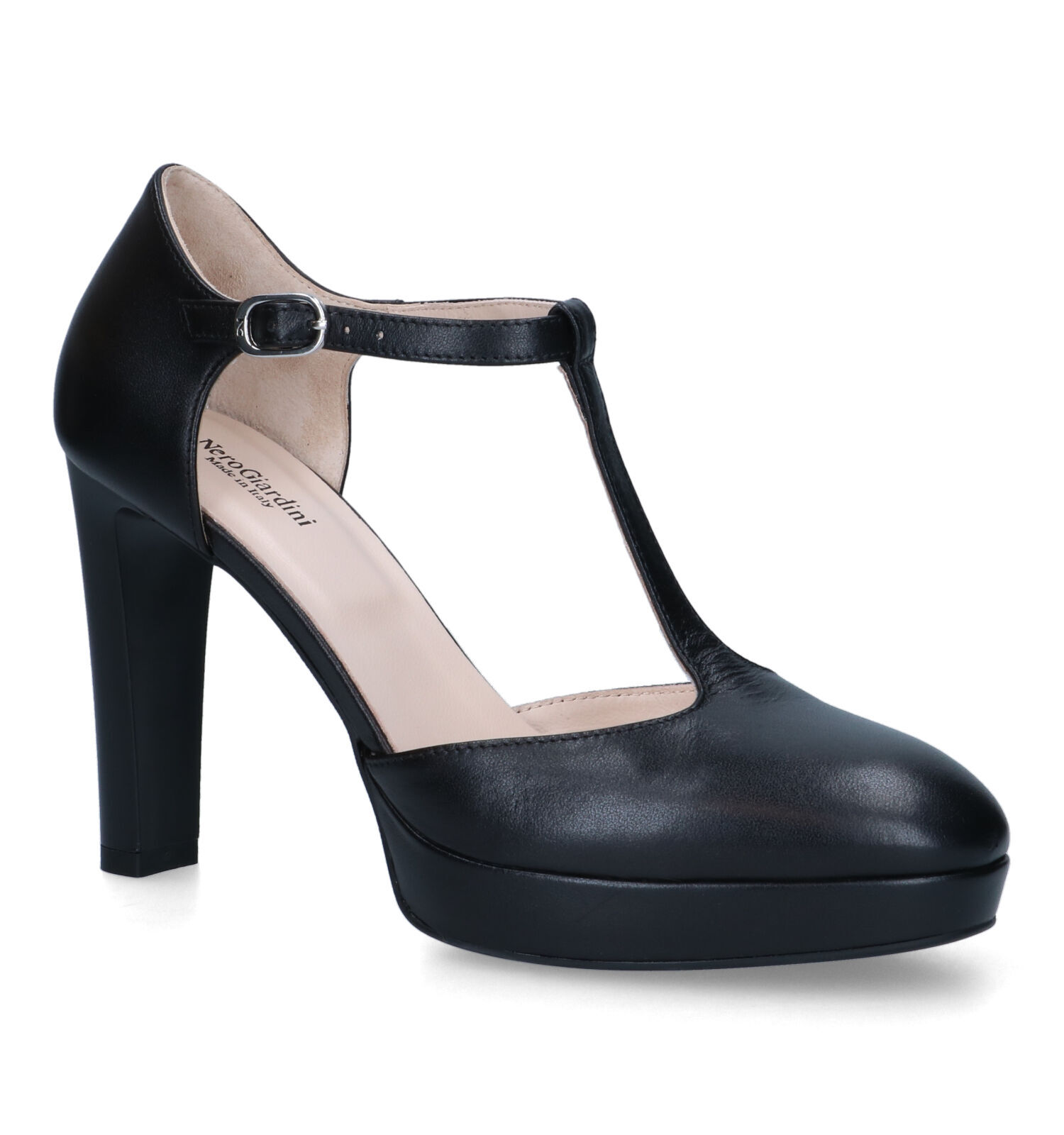 Pumps met enkelbandje clearance zwart