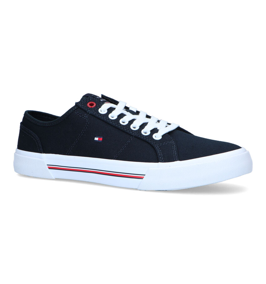Tommy Hilfiger Core Corporate Blauwe Sneakers