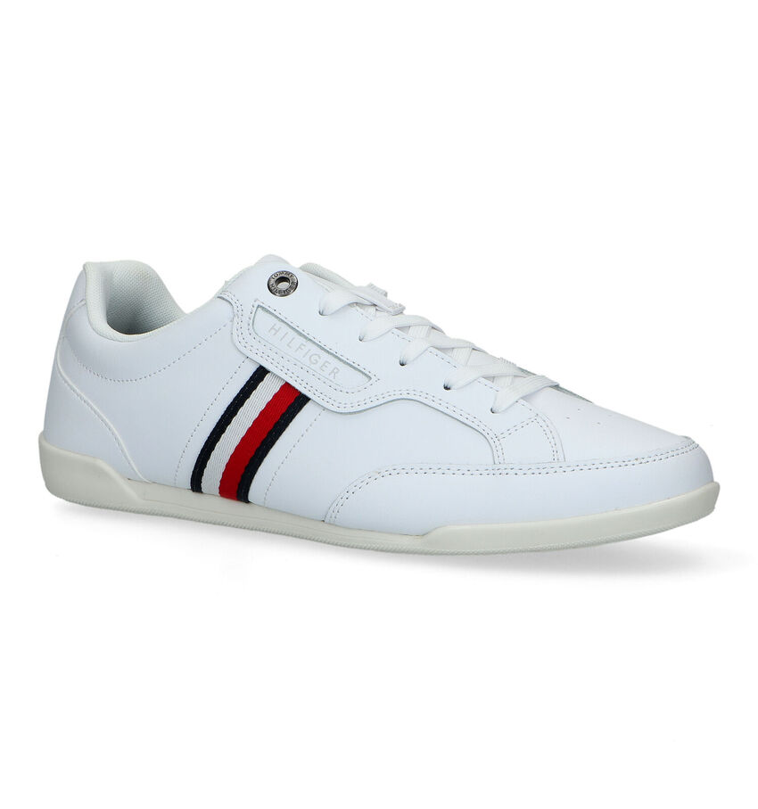 Tommy Hilfiger Classic Lo Cupsole Witte Veterschoenen