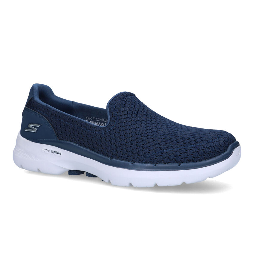 Skechers Go Walk Slip-on Baskets en Bleu