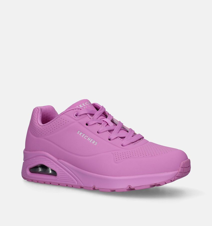 Skechers Uno Stand On Air Baskets en Rose