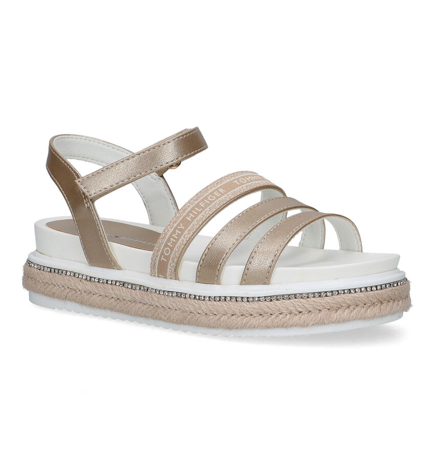 Tommy Hilfiger Gouden Sandalen