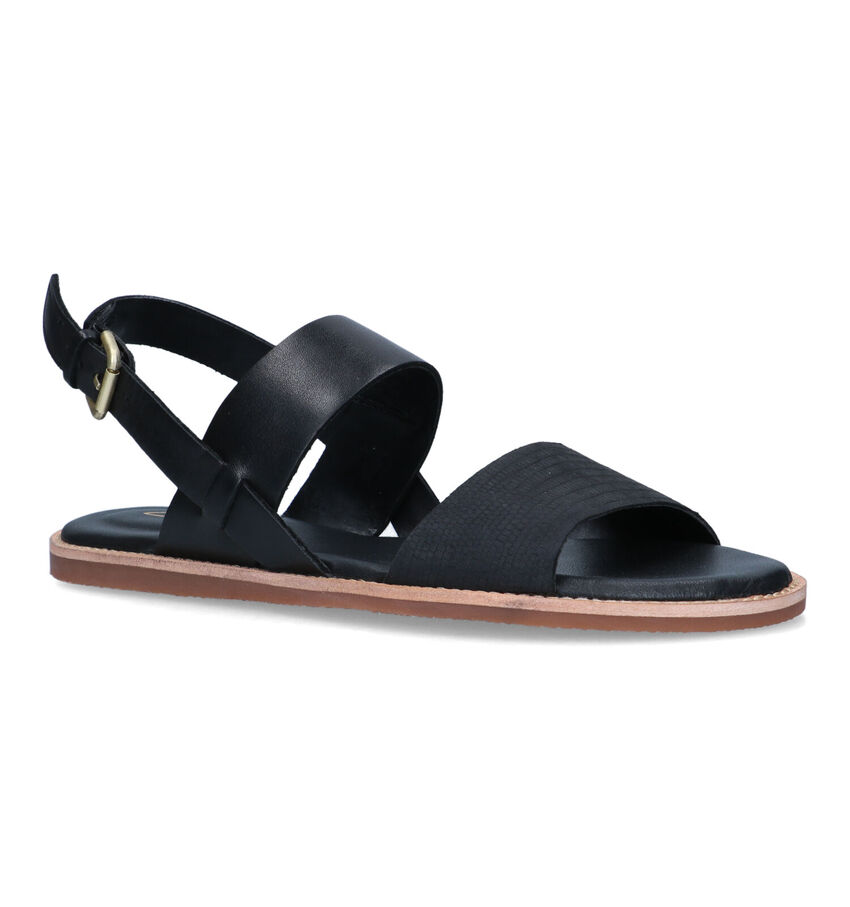 Clarks Karsea Strap Zwarte Sandalen