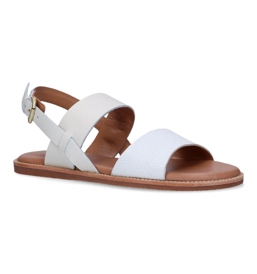 Clarks Karsea Strap Witte Sandalen