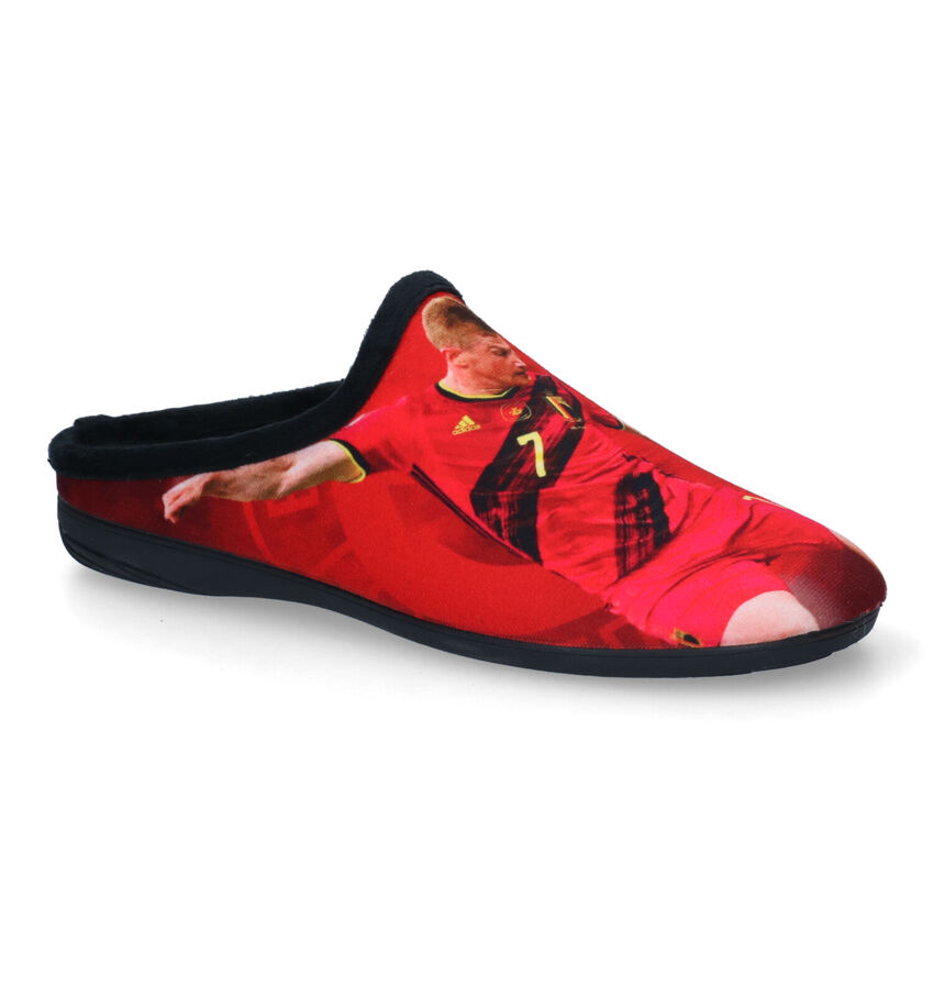 La Maison de l'Espadrille DR22 Kevin De Bruyne Pantoufles en Rouge