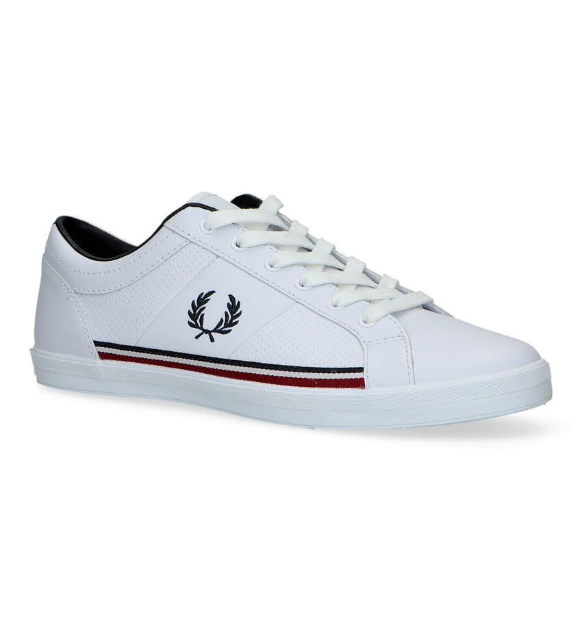 Fred Perry Baseline Chaussures à lacets en Blanc