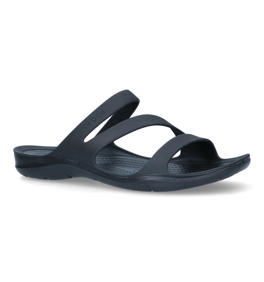 Crocs Swiftwater Zwarte Slippers