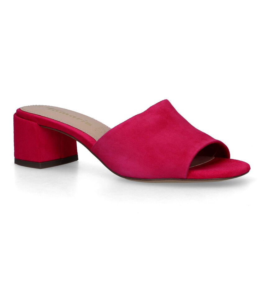 Tamaris Nu-pieds à talons en Rose fuchsia