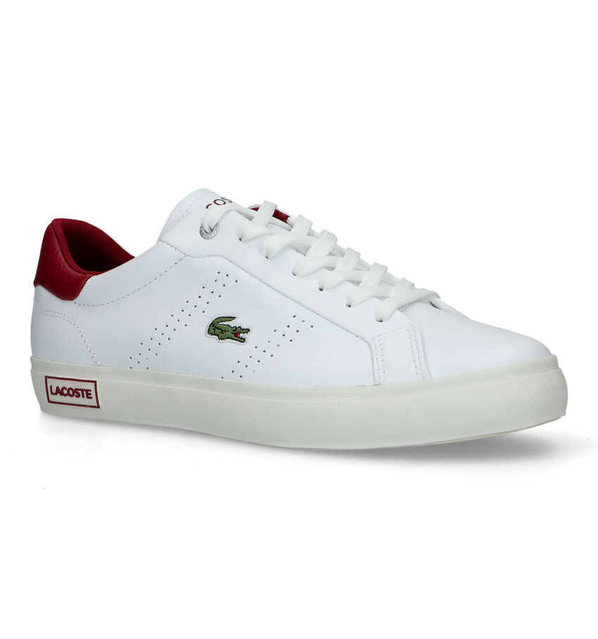 Lacoste Powercourt 2.0 Chaussures à lacets en Blanc