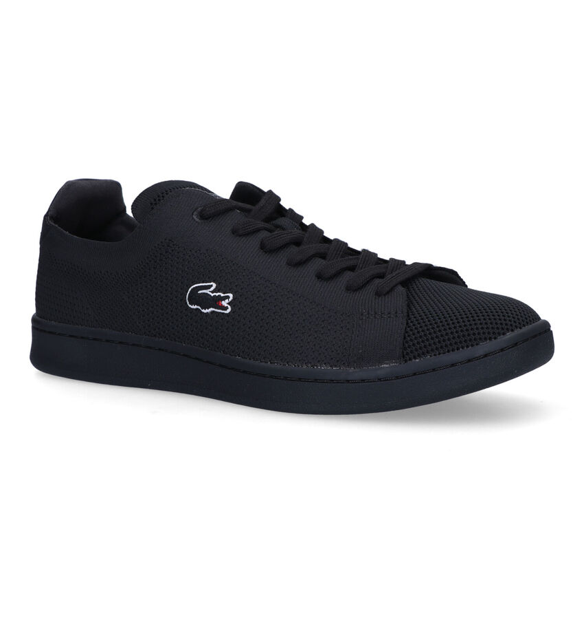 Lacoste Carnaby Piquee Zwarte Veterschoenen