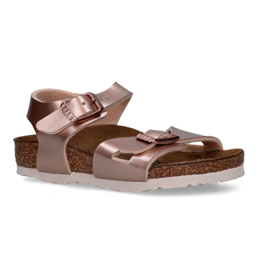 Birkenstock Rio Sandales en Rose