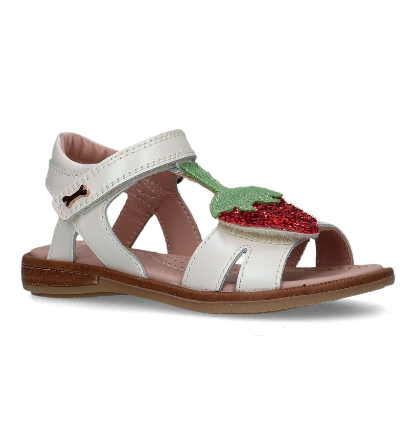 STONES and BONES Strav Ecru Sandalen