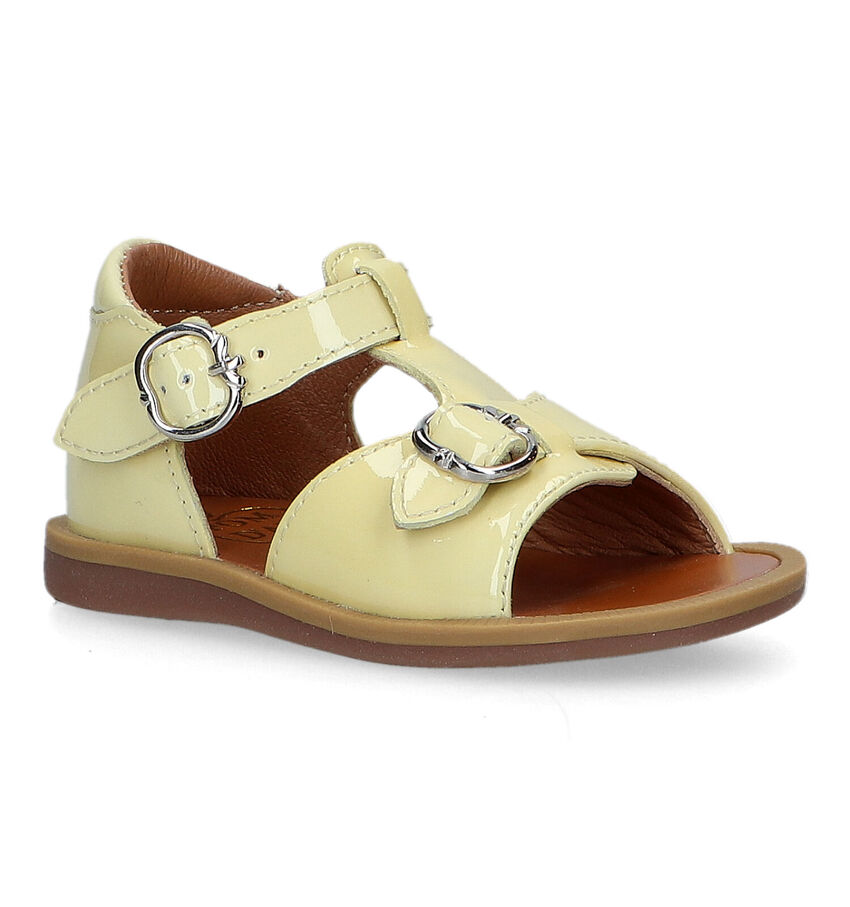 Pom d'Api Poppy Buckle Sandales en Jaune