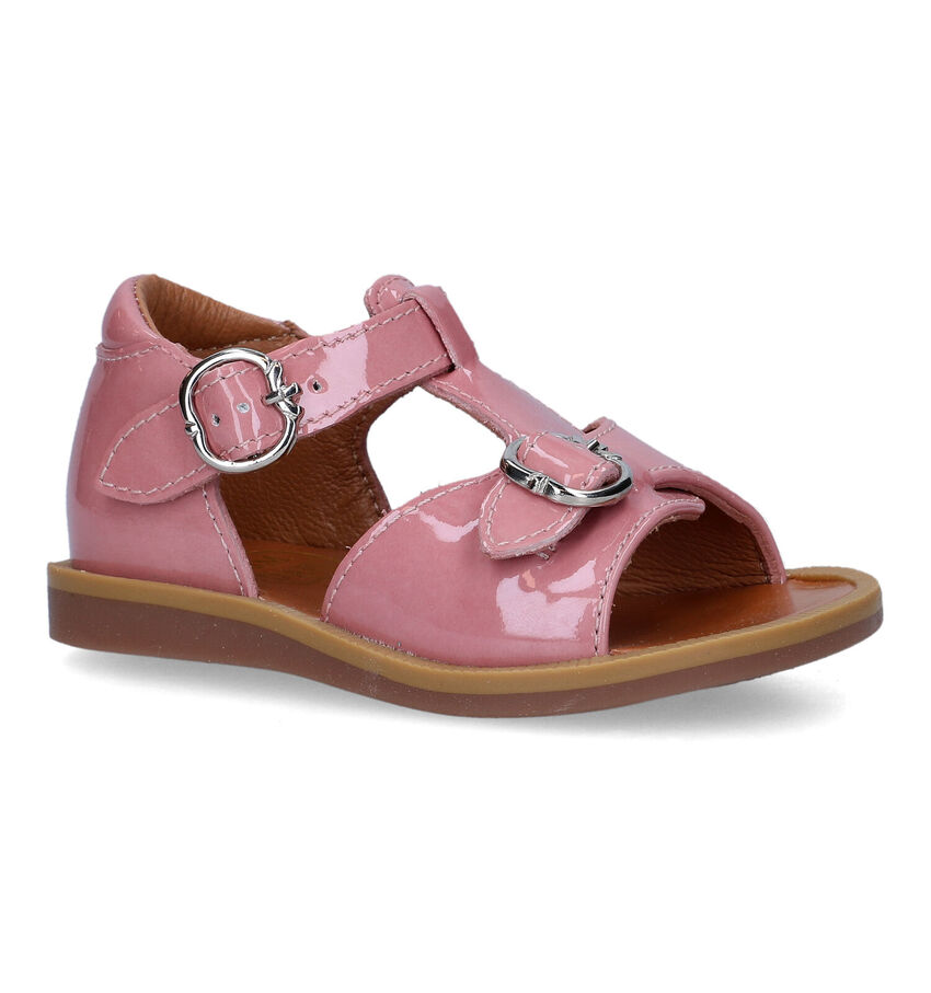 Pom d'Api Poppy Buckle Roze Sandalen