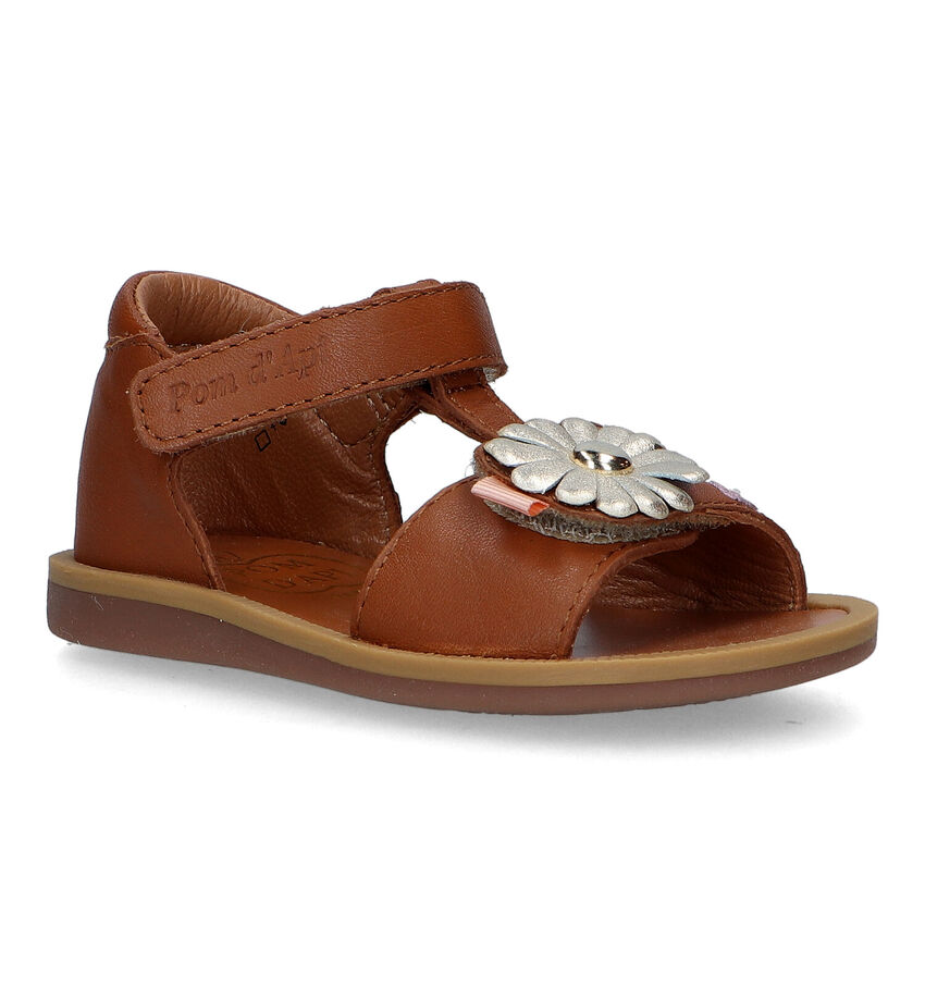 Pom d'Api Poppy Daisy Sandales en Cognac