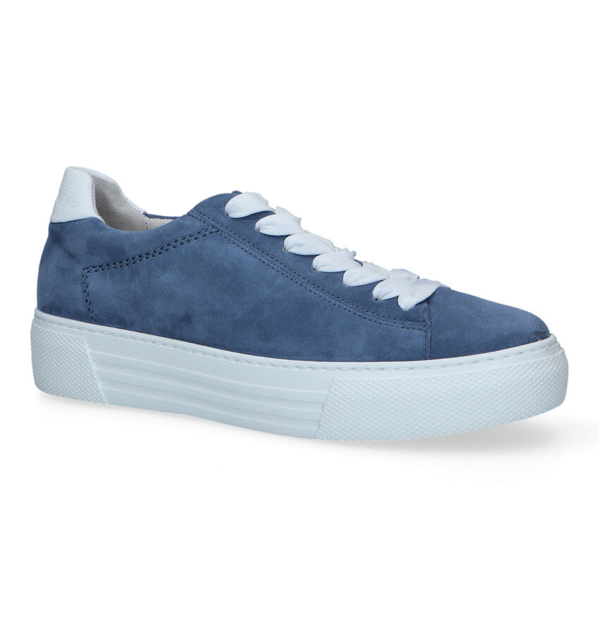 Gabor Comfort Chaussures à lacets en Bleu