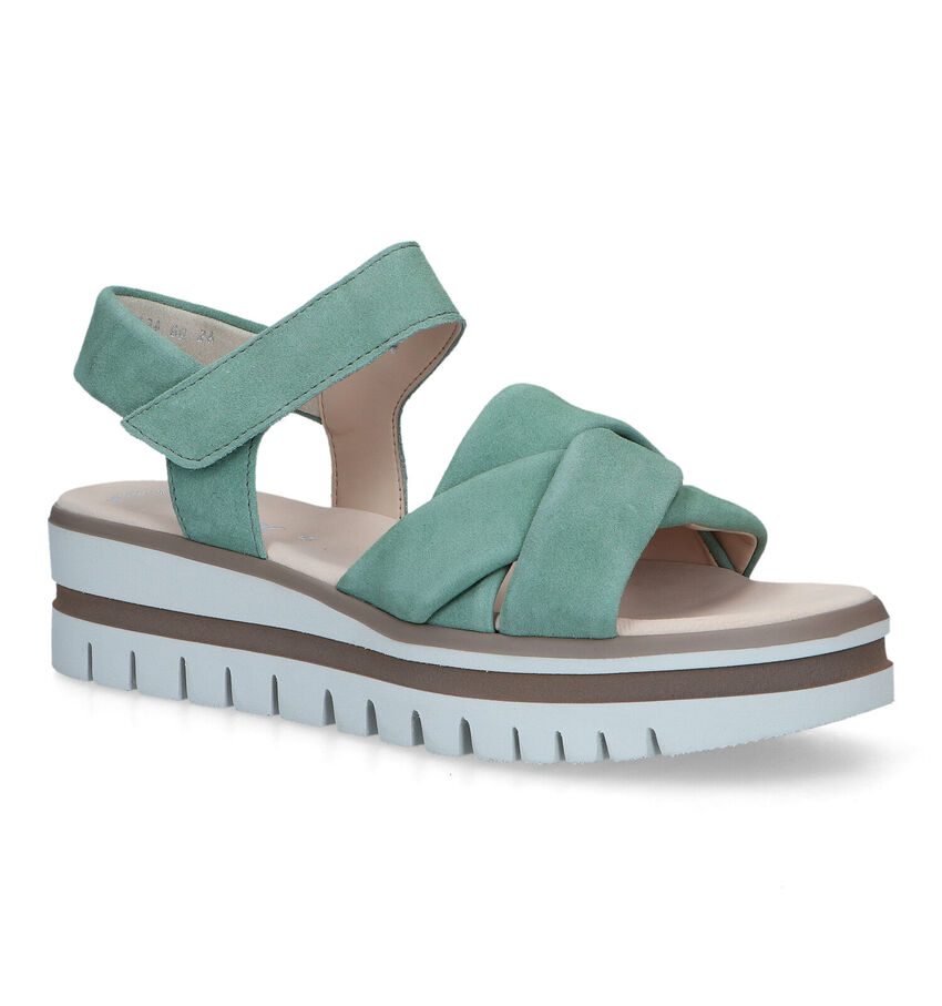 Gabor Best Fitting Groene Sandalen